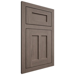 Shiloh Cabinetry Flush Inset Wilmington White Oak Rift Cut Clay Door