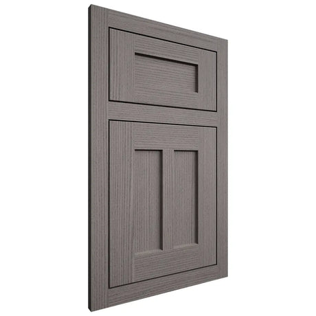 Shiloh Cabinetry Flush Inset Wilmington White Oak Rift Cut Flagstone Door