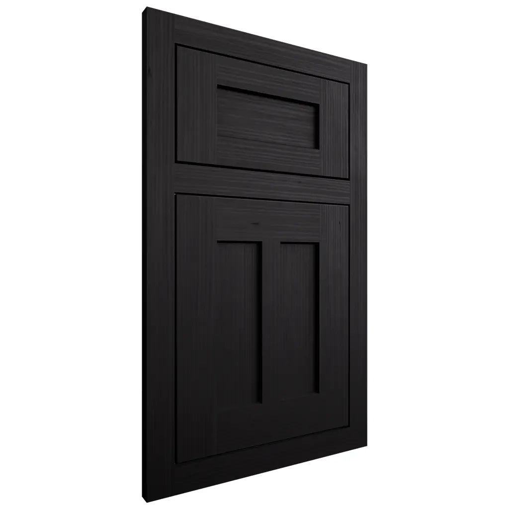 Shiloh Cabinetry Flush Inset Wilmington White Oak Rift Cut Ink Door