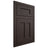 Shiloh Cabinetry Flush Inset Wilmington White Oak Rift Cut Morel Door