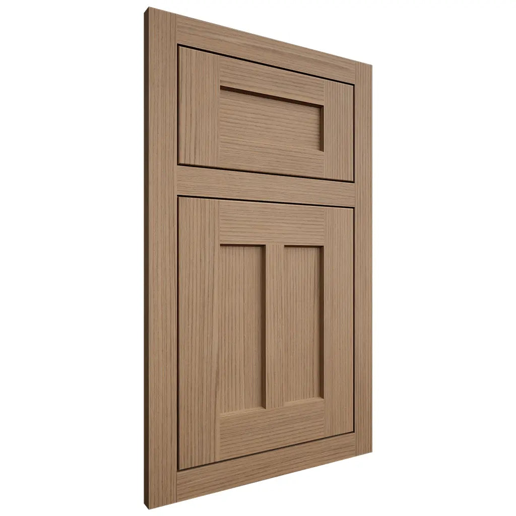 Shiloh Cabinetry Flush Inset Wilmington White Oak Rift Cut Natural Door