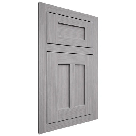 Shiloh Cabinetry Flush Inset Wilmington White Oak Rift Cut Stratus Door