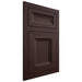 Shiloh Cabinetry Flush Inset Windsor Alder Plain Cut Bistre Door