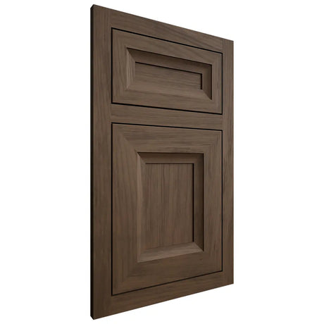 Shiloh Cabinetry Flush Inset Windsor Alder Plain Cut Caviar Door