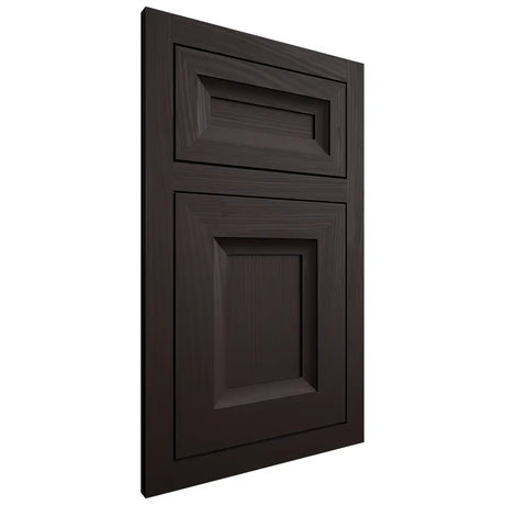 Shiloh Cabinetry Flush Inset Windsor Alder Plain Cut Espresso Door