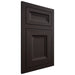 Shiloh Cabinetry Flush Inset Windsor Alder Plain Cut Espresso Door