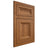 Shiloh Cabinetry Flush Inset Windsor Hickory Plain Cut Chestnut Door