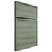 Shiloh Cabinetry Flush Inset Windsor Hickory Plain Cut Moss Door