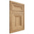 Shiloh Cabinetry Flush Inset Windsor Hickory Plain Cut Natural Door