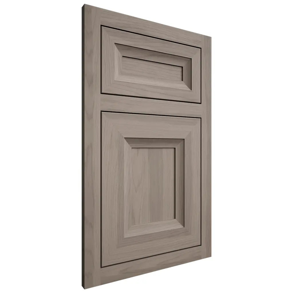 Shiloh Cabinetry Flush Inset Windsor Hickory Plain Cut Sterling Door