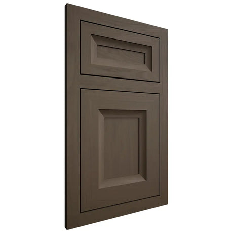 Shiloh Cabinetry Flush Inset Windsor Maple Plain Cut Perfect Brown Door