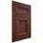 Shiloh Cabinetry Flush Inset Windsor Maple Plain Cut Sable Door