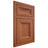 Shiloh Cabinetry Flush Inset Windsor Maple Plain Cut Spice Door