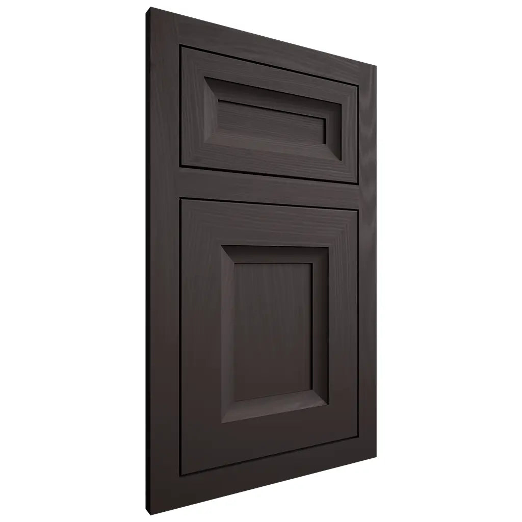 Shiloh Cabinetry Flush Inset Windsor Poplar Plain Cut Carbon Door