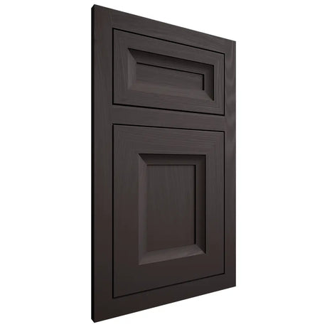 Shiloh Cabinetry Flush Inset Windsor Poplar Plain Cut Carbon Door