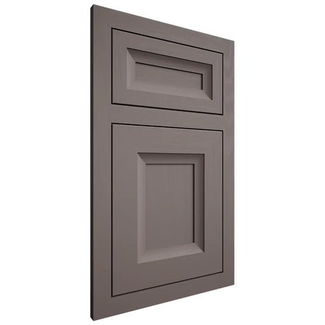 Shiloh Cabinetry Flush Inset Windsor Poplar Plain Cut Heatherstone Door