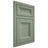 Shiloh Cabinetry Flush Inset Windsor Poplar Plain Cut Moss Door