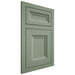 Shiloh Cabinetry Flush Inset Windsor Poplar Plain Cut Moss Door