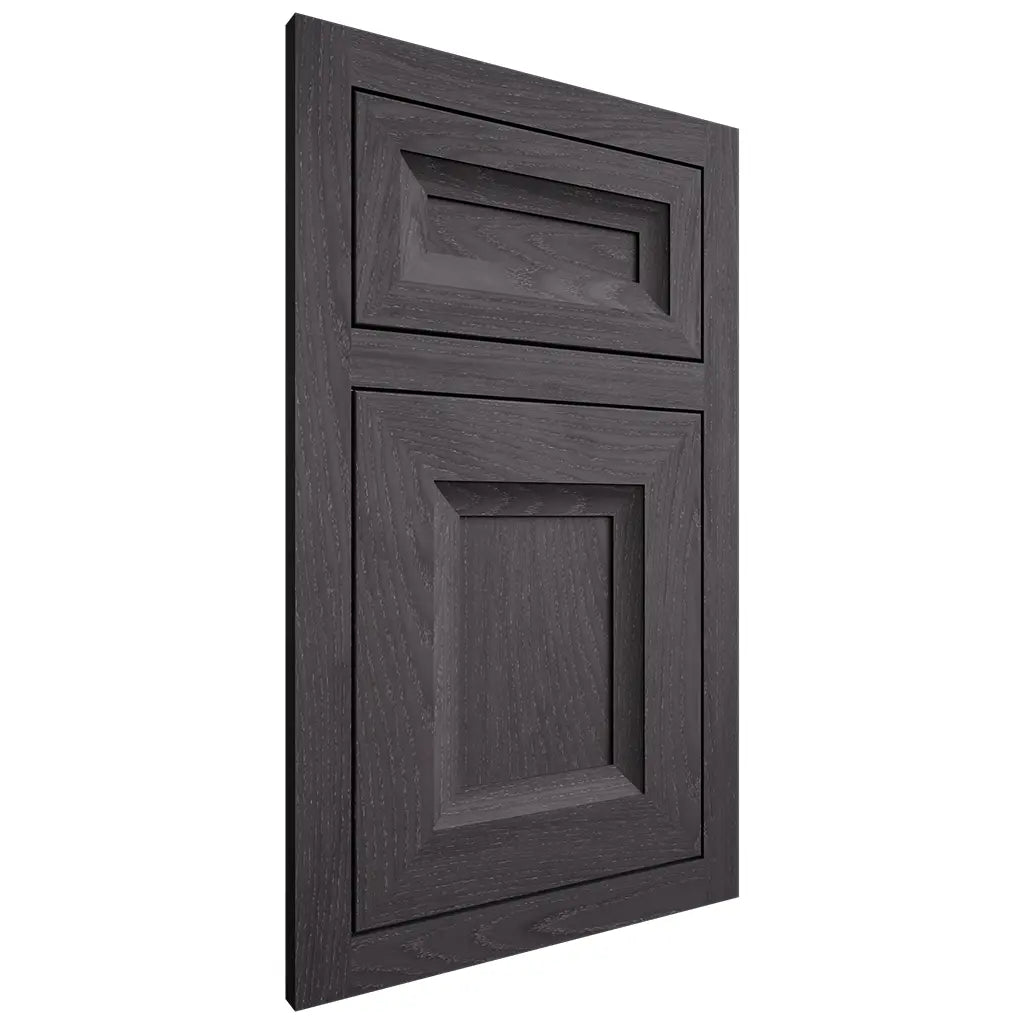 Shiloh Cabinetry Flush Inset Windsor Red Oak Plain Cut Harbor Door