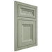 Shiloh Cabinetry Flush Inset Windsor Red Oak Plain Cut Moss Door