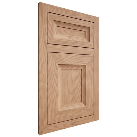 Shiloh Cabinetry Flush Inset Windsor Red Oak Plain Cut Natural Door