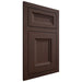 Shiloh Cabinetry Flush Inset Windsor Walnut Plain Cut Bison Door