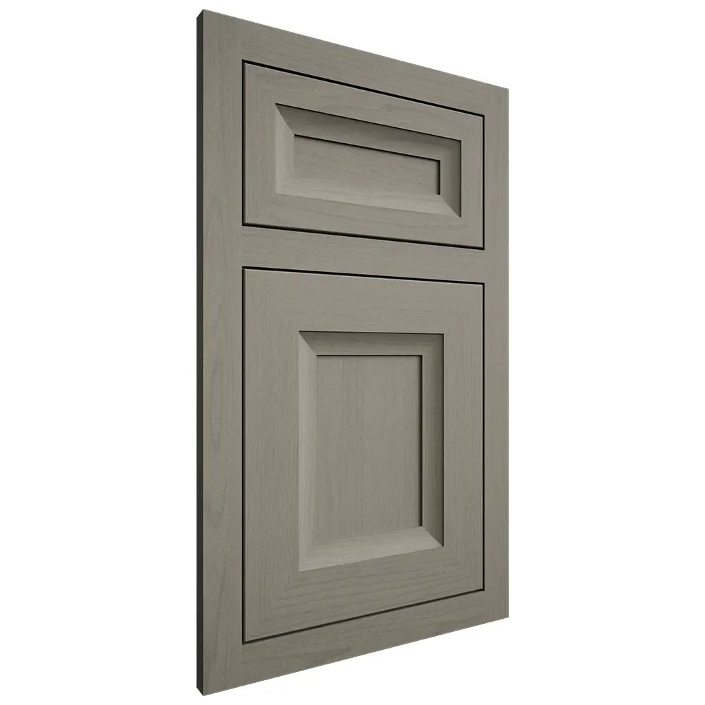 Shiloh Cabinetry Flush Inset Windsor Walnut Plain Cut Thyme Door