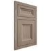 Shiloh Cabinetry Flush Inset Windsor White Oak Plain Cut Almond Door