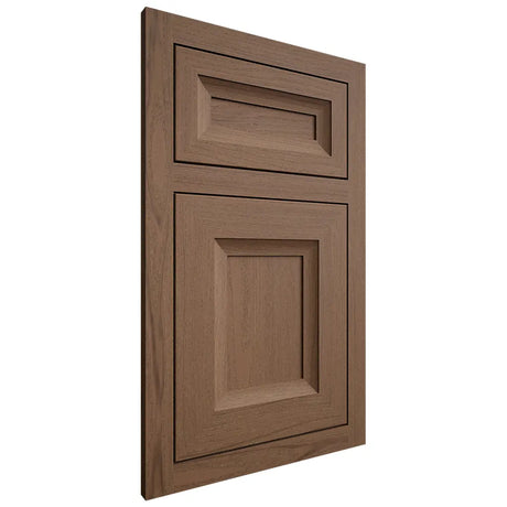 Shiloh Cabinetry Flush Inset Windsor White Oak Plain Cut Autumn Door