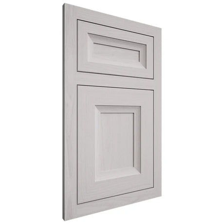 Shiloh Cabinetry Flush Inset Windsor White Oak Plain Cut Cotton Door