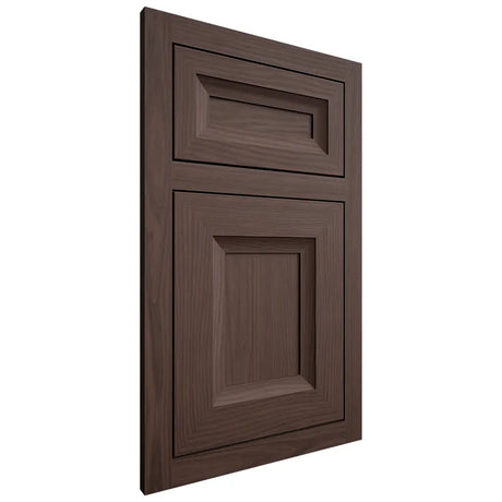 Shiloh Cabinetry Flush Inset Windsor White Oak Plain Cut Dusk Door