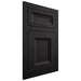 Shiloh Cabinetry Flush Inset Windsor White Oak Plain Cut Espresso Door