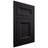 Shiloh Cabinetry Flush Inset Windsor White Oak Plain Cut Ink Door