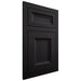 Shiloh Cabinetry Flush Inset Windsor White Oak Plain Cut Ink Door