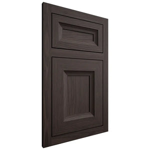Shiloh Cabinetry Flush Inset Windsor White Oak Plain Cut Morel Door