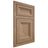 Shiloh Cabinetry Flush Inset Windsor White Oak Plain Cut Natural Door