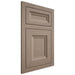 Shiloh Cabinetry Flush Inset Windsor White Oak Quarter Sawn Almond Door