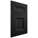 Shiloh Cabinetry Flush Inset Windsor White Oak Quarter Sawn Espresso Door