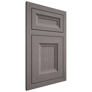 Shiloh Cabinetry Flush Inset Windsor White Oak Quarter Sawn Flagstone Door