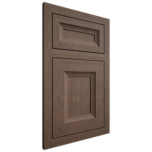 Shiloh Cabinetry Flush Inset Windsor White Oak Quarter Sawn Mineral Door