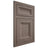 Shiloh Cabinetry Flush Inset Windsor White Oak Rift Cut Clay Door