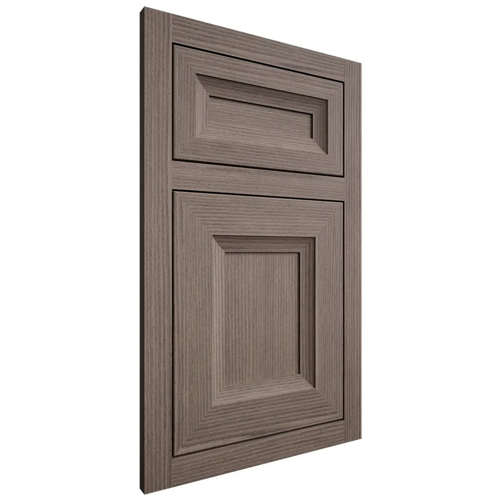 Shiloh Cabinetry Flush Inset Windsor White Oak Rift Cut Clay Door