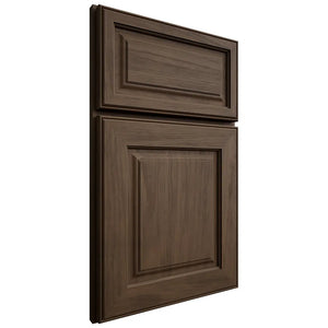 Shiloh Cabinetry Full Overlay Asherville Alder Plain Cut Caviar Door