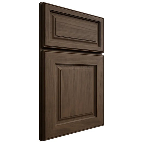 Shiloh Cabinetry Full Overlay Asherville Alder Plain Cut Caviar Door