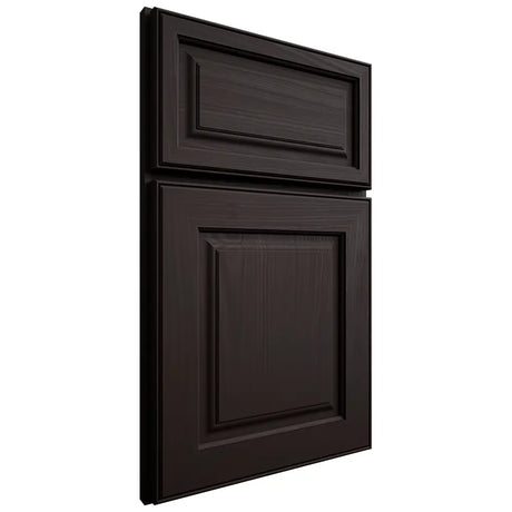 Shiloh Cabinetry Full Overlay Asherville Alder Plain Cut Espresso Door