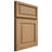 Shiloh Cabinetry Full Overlay Asherville Alder Plain Cut Natural Door