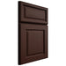 Shiloh Cabinetry Full Overlay Asherville Alder Plain Cut Umber Door