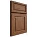 Shiloh Cabinetry Full Overlay Asherville Alder Plain Cut Walnut Door