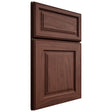 Shiloh Cabinetry Full Overlay Asherville Cherry Plain Cut Bourbon Door