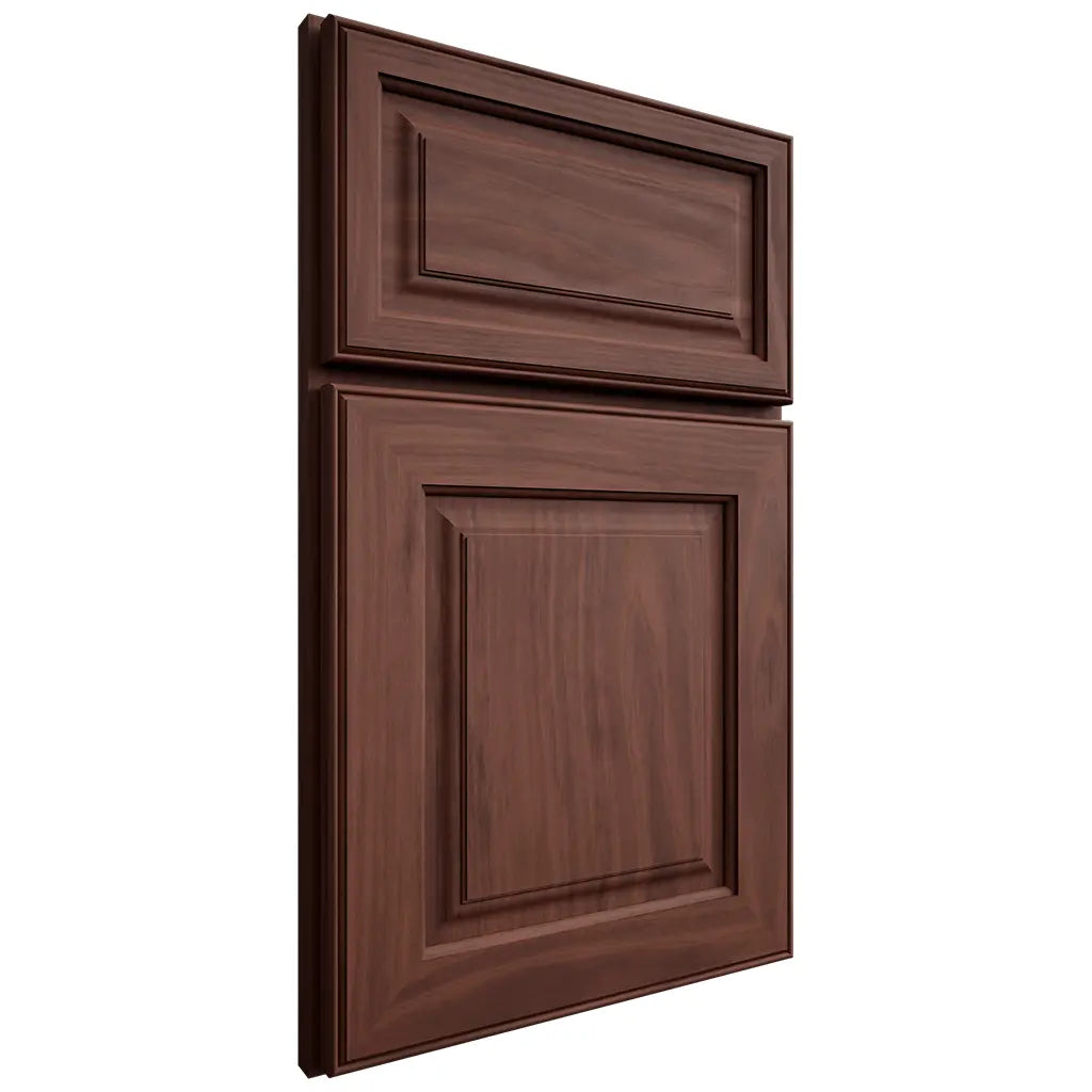 Shiloh Cabinetry Full Overlay Asherville Cherry Plain Cut Bourbon Door